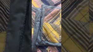 Лоскутное двухстороннее покрывало.