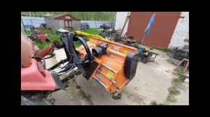 Самодельная гидравлическая приставка-косилка .