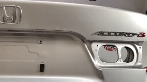 Крышка багажника (серебро - NH700M) Honda Accord CL-9 рестайлинг TypeS 2.4L
