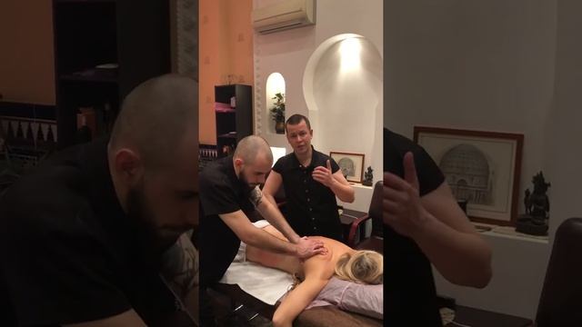 З этап ручной липопластики - лимфодренажный массаж по всему телу