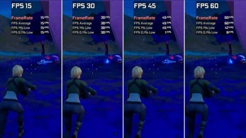 15FPS vs 30FPS vs 45FPS vs 60FPS Comparison