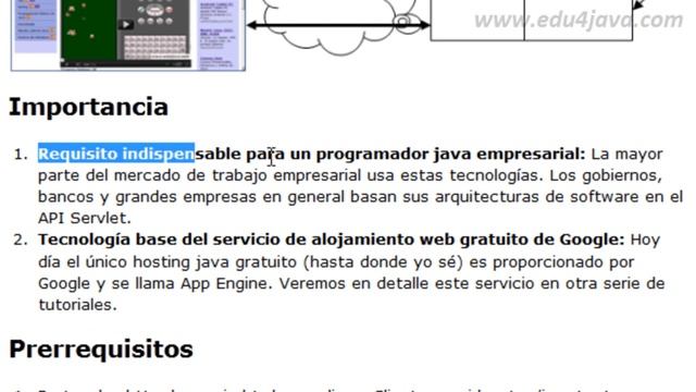 Java Web J2EE Servlets y JSP. Presentación. Video tutorial.