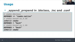 “Demystifying the OVERRIDES mechanism and Bitbake operators” by Quentin Schulz