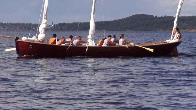 Клуб "Русская Морская Традиция" - Ходовые испытания 14ти весельного катера "Император"