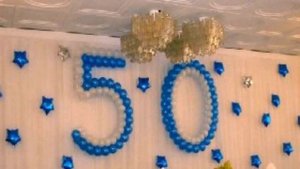 украшение зала шарами своими руками на день рождения