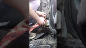 Замена ремней безопасности на Toyota Vista CV30