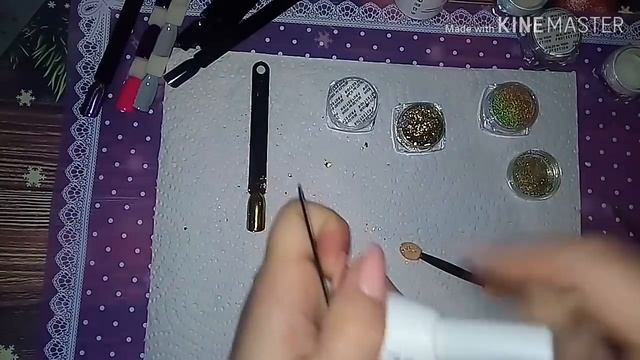 Тестируем втирки.Выкраска гель лаков смотреть онлайн