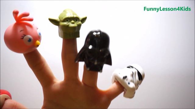 Angry Birds Star War Finger Family Song and Nursery Rhymes collection for Children смотреть онлайн