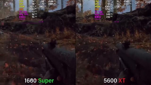 RX 5600 XT vs GTX 1660 Super