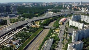 Пролетая над Новостойками. ПИК ЖК Бусиновский парк.