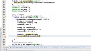 Java Netbeans GUI for sorting strings and doubles.  Part 2 of 2