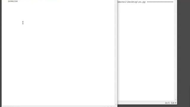 Python strings - Reverse a string