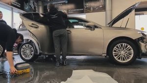 VERRA Detailing. Защитная антигравийная пленка Lexus ES