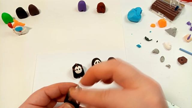 Как слепить Амонг Ас фигурки.Лепка Амонг Ас.Амонг Ас из полимерной глины.Diy Амонг Ас хоррор лепка. смотреть онлайн