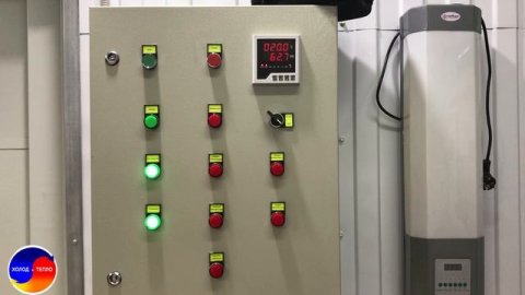 Сушильная камера для вяления рыбы загрузкой 320-400 кг. Бюджетный вариант исполнения.