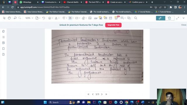 Constructor in Python | Default Constructor | Parameterized Constructor  #python #pythonprogramming