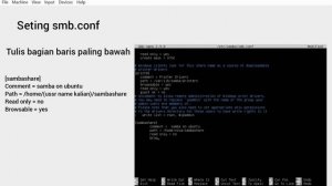Cara install "SAMBA" melalui ubuntu server