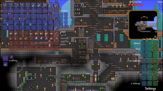 Terraria Custom Map - Hogwarts Castle смотреть онлайн