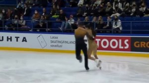 Lilah FEAR   Lewis GIBSON FP Finlandia Trophy 2021