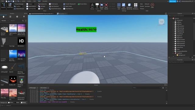 How to Make a Custom NPC Health Bar in Roblox Studio! смотреть онлайн