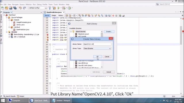 Part III - OpenCV2.4.10 - JAVA NetBeans Configuration