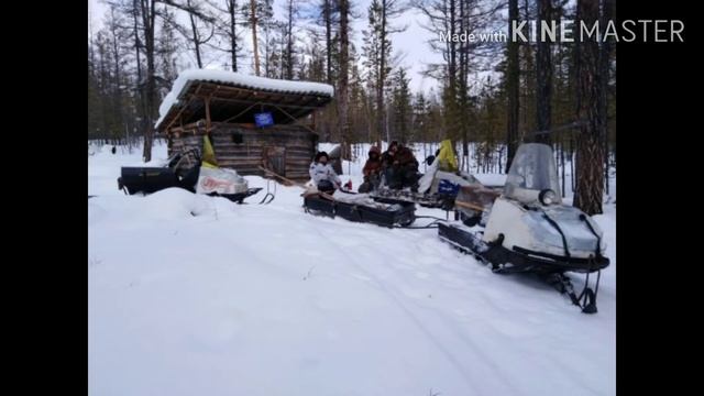 на Снегоходе Буран путь в тайгу смотреть онлайн