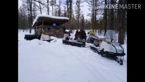 на Снегоходе Буран путь в тайгу