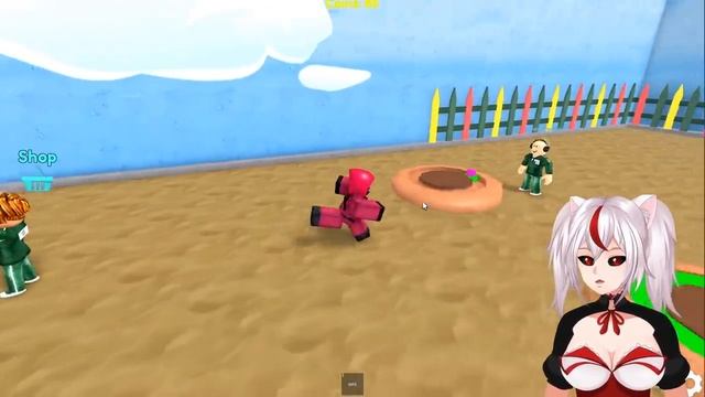 КОШКА СТАЛА КРАСНОЙ в ИГРЕ КАЛЬМАРА ► Roblox Squid Game смотреть онлайн