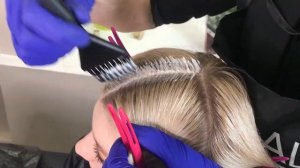 Осветление волос красителем