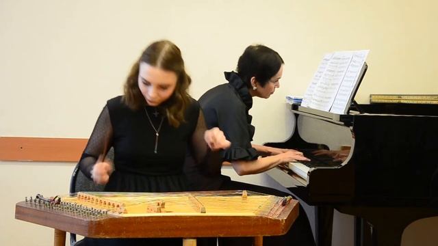 А. БЕЗЕНСОН "ЗОВ КОЛОКОЛОВ" КОНЦЕРТ ДЛЯ ЦИМБАЛ. ДАРЬЯ БАХАНКО - ЦИМБАЛЫ.