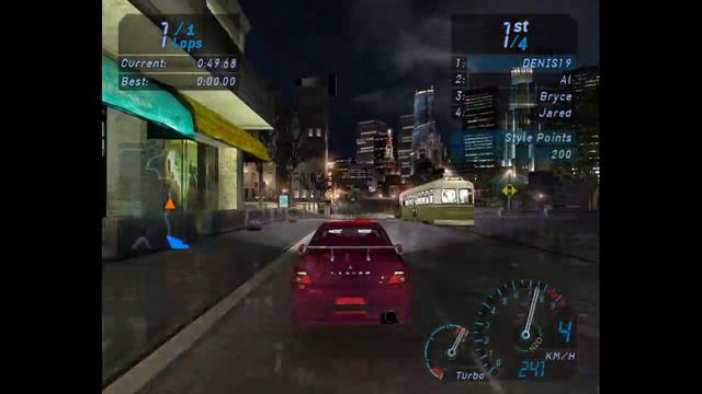 NFS Underground : Sarah Deon Mitsubishi Lancer ES 2003 Broadway Sprint Racing смотреть онлайн