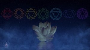 All Night 7 Chakras Peaceful Flute & Water Healing Sleep & Meditation Music | Crystal Singing Bowls