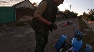 ПЫТАЕМСЯ ЗАВЕСТИ САМОДЕЛЬНЫЙ КВАДРОЦИКЛ!