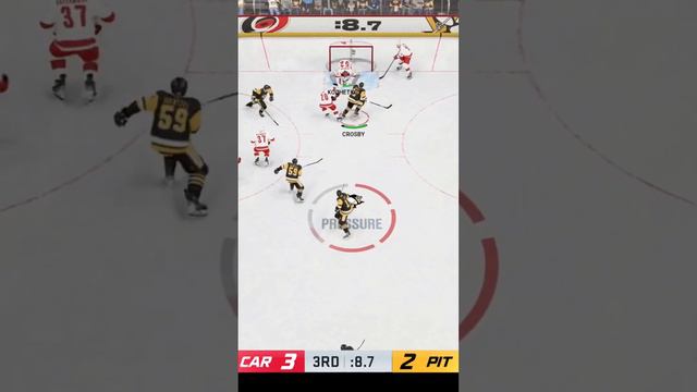 Nhl 24 for Xbox Series X playing the Hurricanes can I tie it with my goalie pulled? #tiktok #like