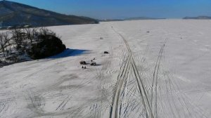 Особенности зимней рыбалки около острова Папенберг.