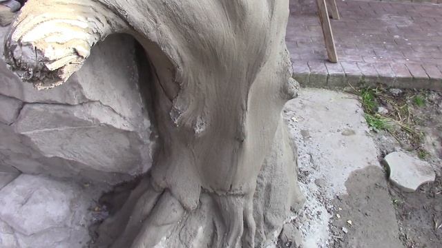 Делаем дерево артбетон своими руками