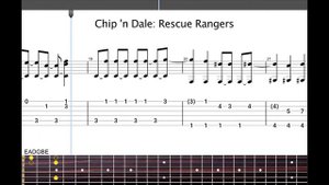 Chip 'n Dale Rescue Rangers Theme (Disney Cartoon) - Fingerstyle Guitar Tab
