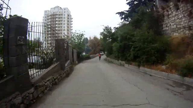 Старт от нашего "особняка" в Ялте. смотреть онлайн