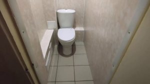Отделка туалета панелями пвх.