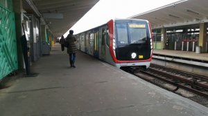 Москва метро Станция Выхино Поезда Москва