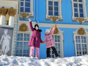 4Д Четыре девочки. Пушкин Царское село Екатерининский парк