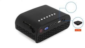 Обзор дешёвого проектора NewPal GP802A: 480x320