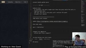 22 - New quest Break Tutorial for HTML5 MMO Scripters War