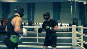 Имам Хатаев. Тренировка в сборной России по боксу