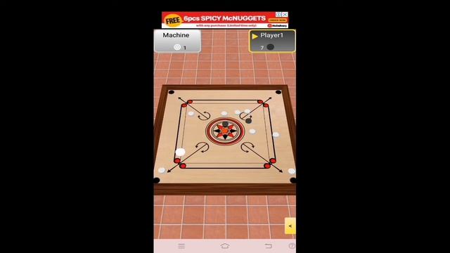 How to play Carrom 3D game, (SK). смотреть онлайн