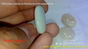 Natural Double side Firing Australian opal Stone || Use opal As Sukra+sani+budh combination Remedy