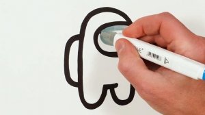 Рисуем фломастерами. Простой милый рисунок. Рисование для детей