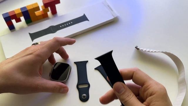 Apple Watch Ultra With Apple Sport Band 45mm, Midnight Sport Band XL | Unboxing | Review