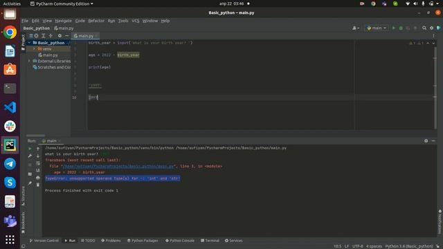 Type Conversion | Python Course For Beginners | 8