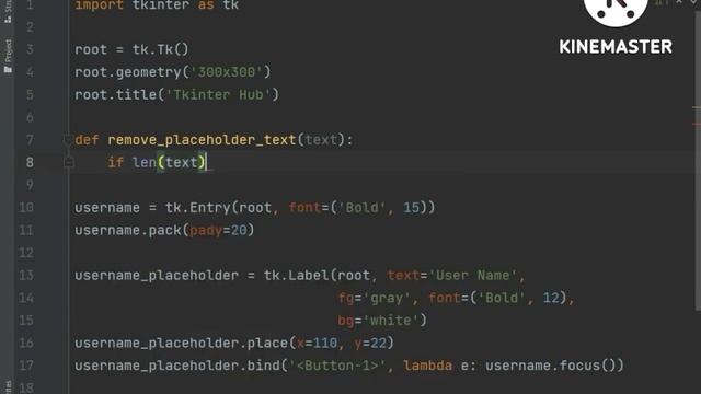 Create Entry box Placeholder in Tkinter | Add Label in Entry box in Tkinter смотреть онлайн